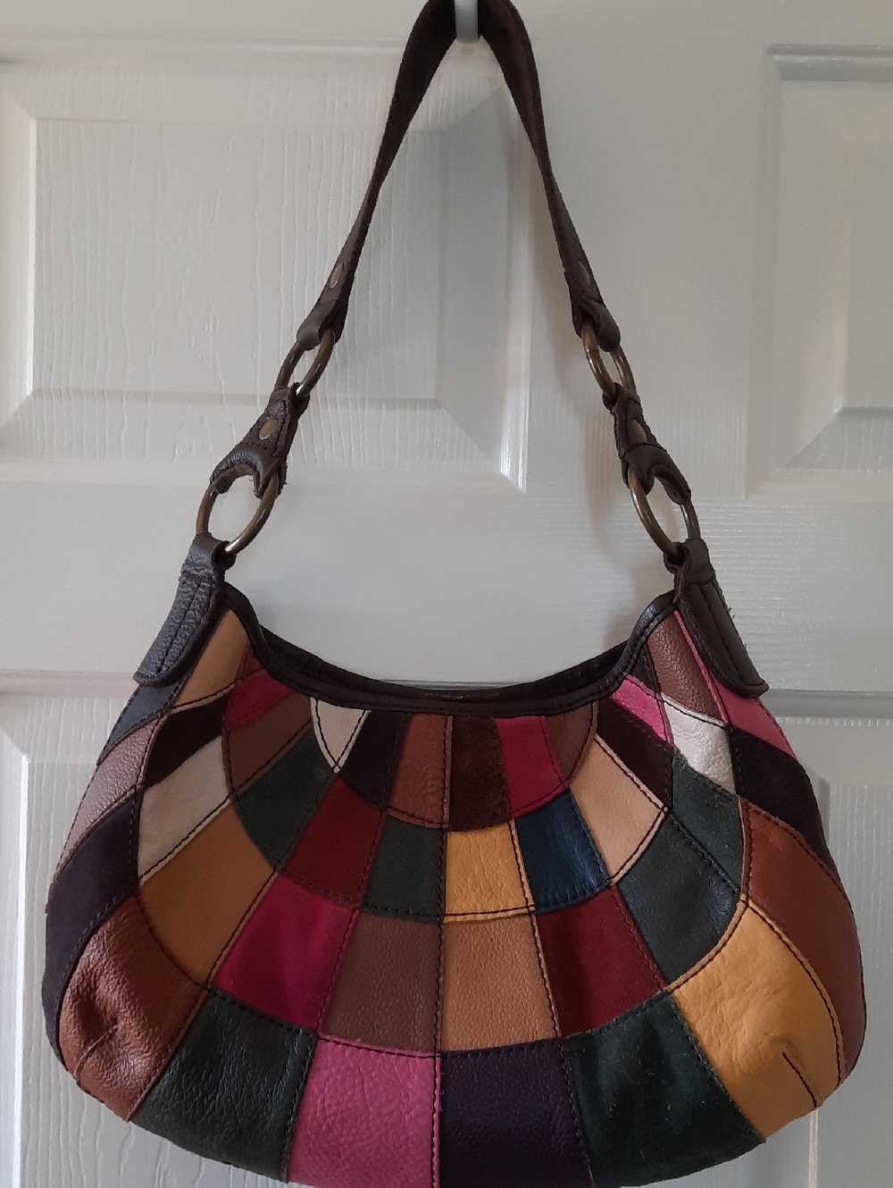 Lucky Brand Patchwork Leather Hobo Bag - Women